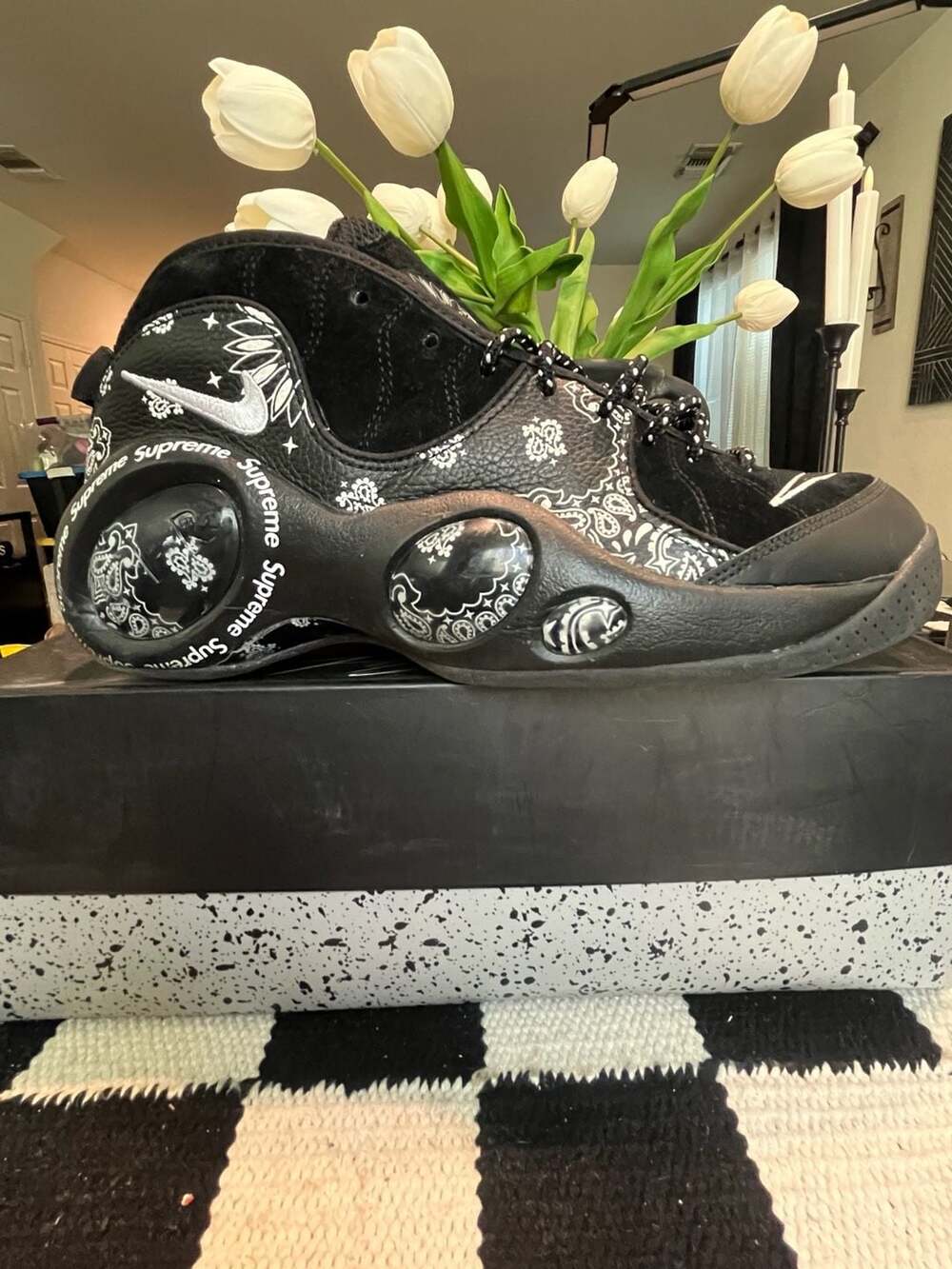 Supreme x Nike Air Zoom Flight 95 SP Black Paisley